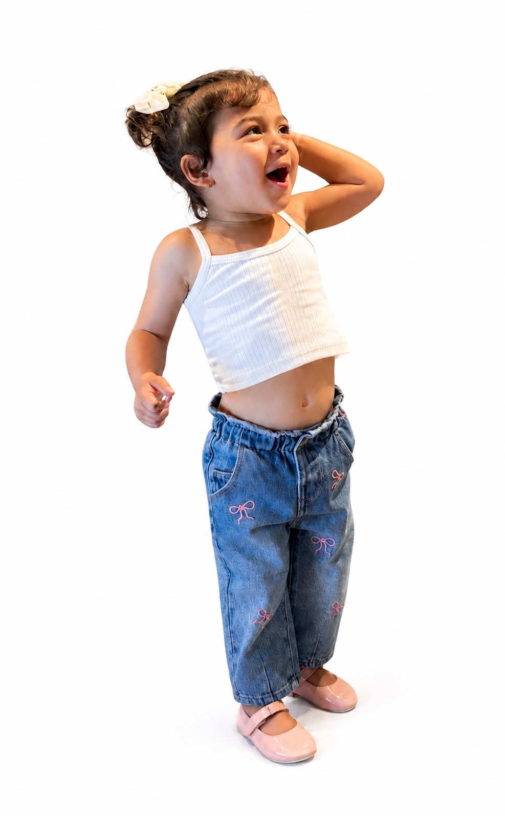 Pinkie Bow Jeans