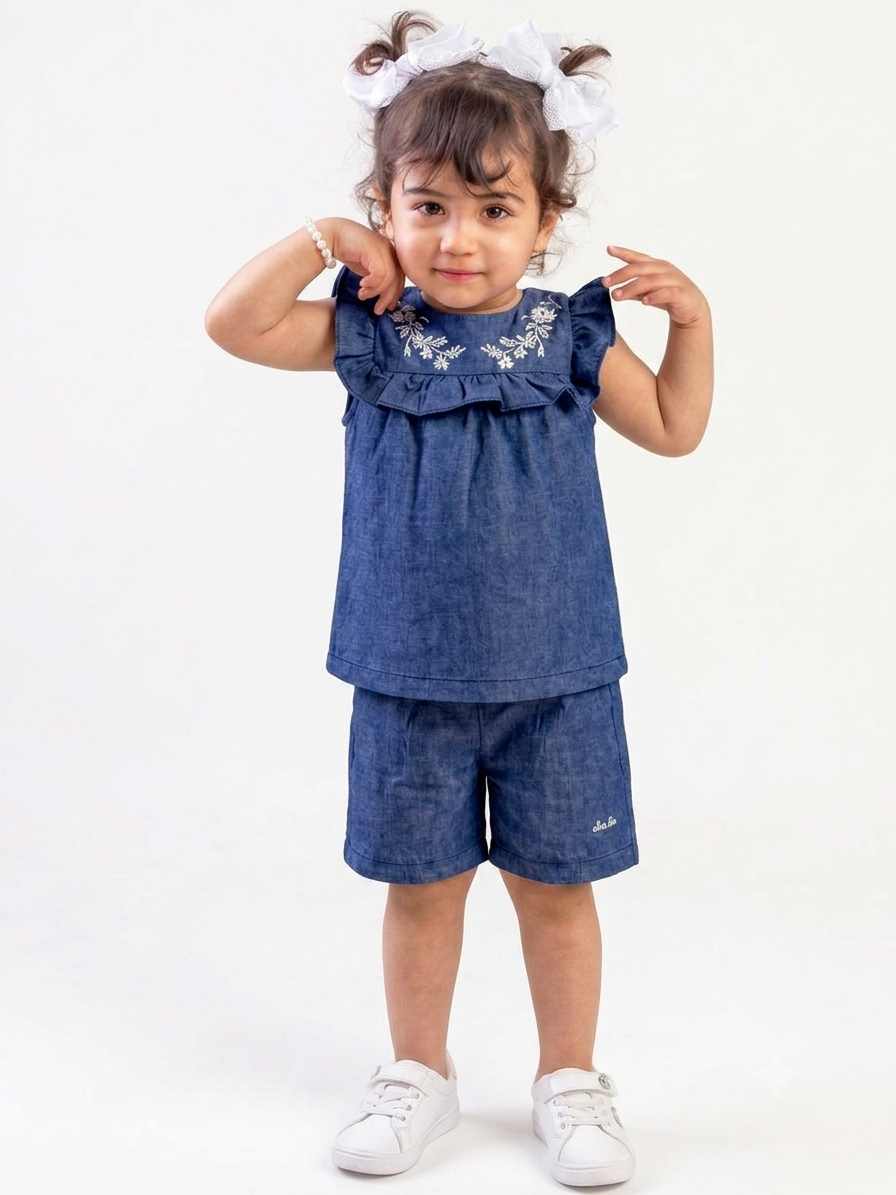 Girly jeans suit