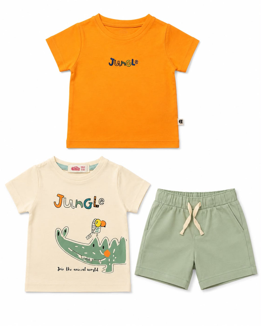 The Jungle Buddy 3-Piece Outfit Set