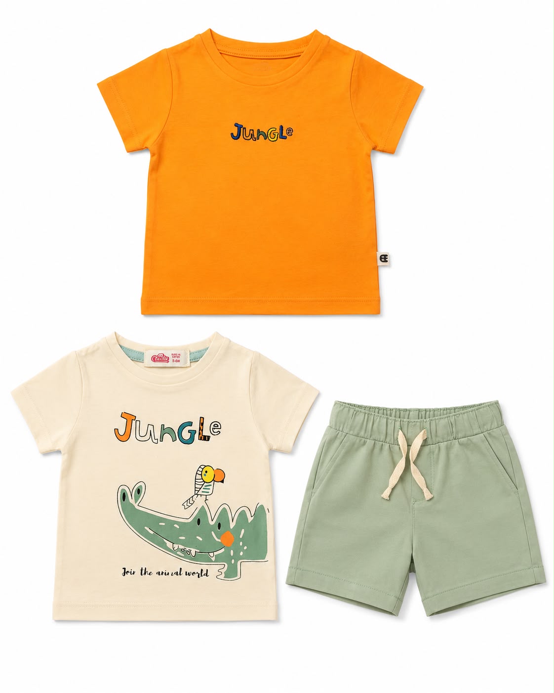 The Jungle Buddy 3-Piece Outfit Set